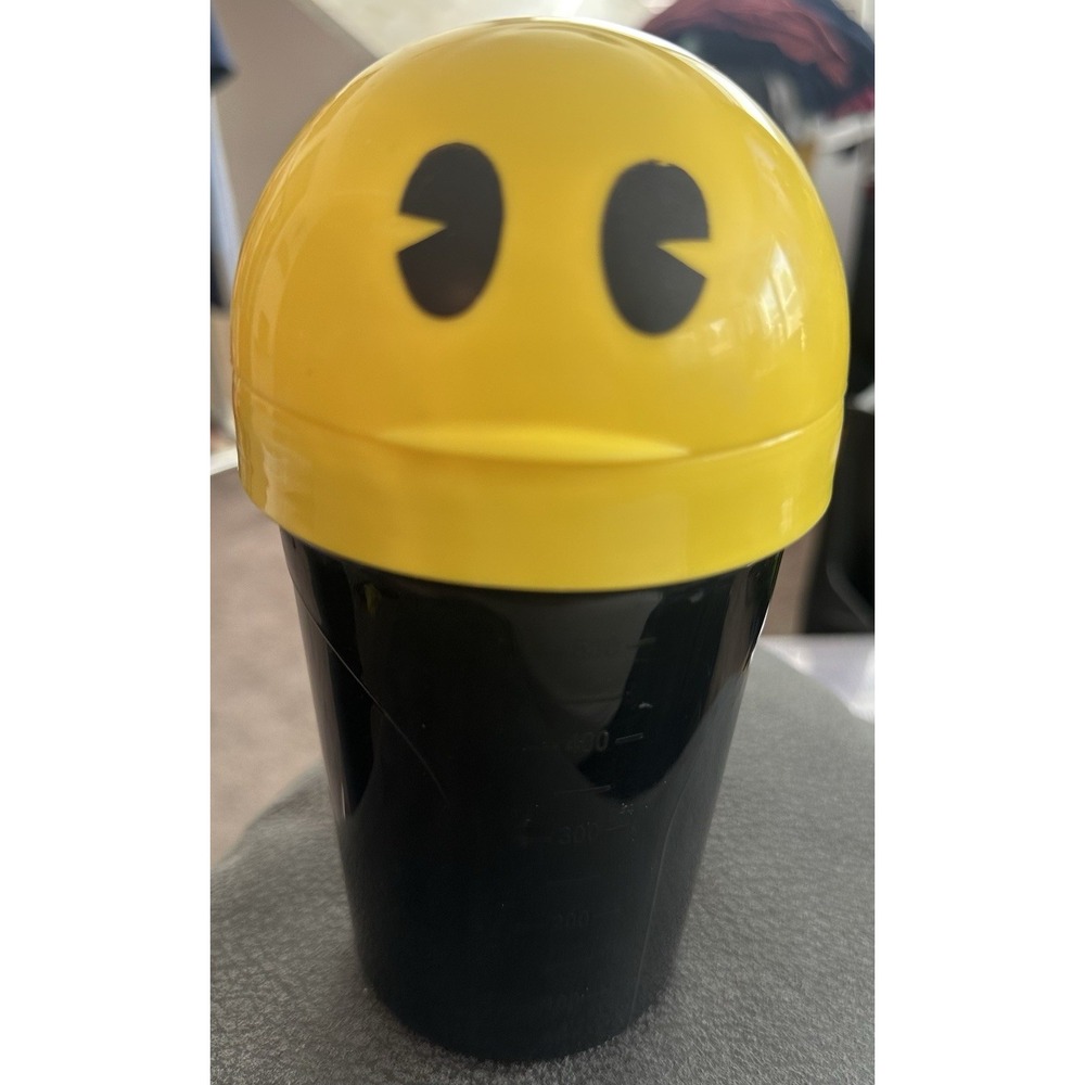 GFUEL Power Pellet Pac-Man Shaker Cup From Collector's Box Mouth Opens G FUEL